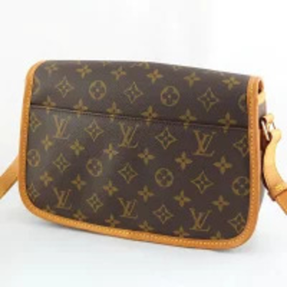 Louis Vuitton Sologne Bag Monogram Shoulder Brown